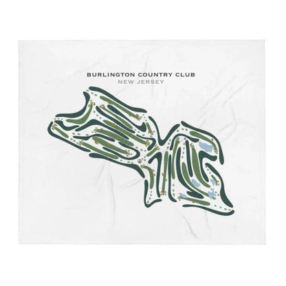 Burlington Country Club, New Jersey - Printed Golf Courses