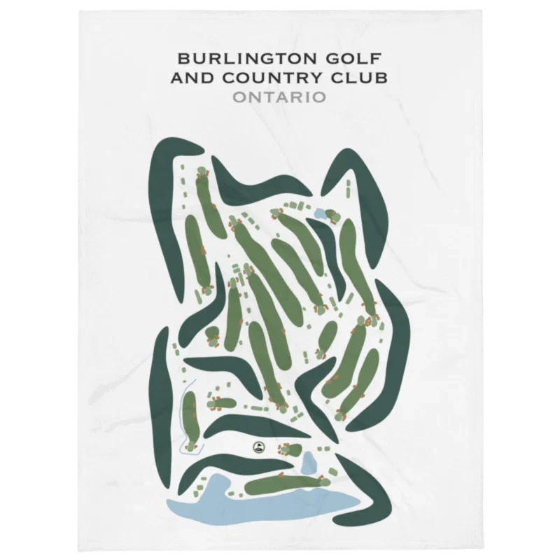 Burlington Golf & Country Club, Ontario, Canada - Printed Golf Courses