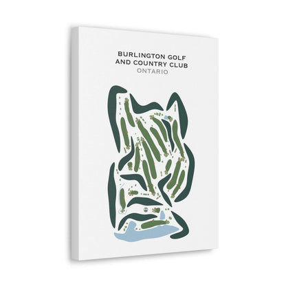 Burlington Golf & Country Club, Ontario, Canada - Printed Golf Courses