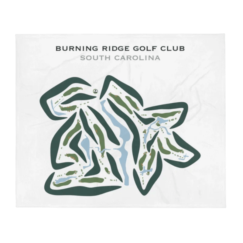 Burning Ridge Golf Club, South Carolina - Printed Golf Courses