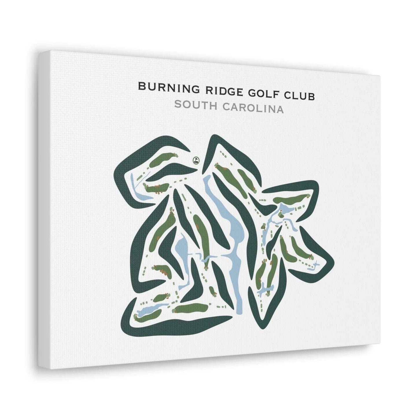 Burning Ridge Golf Club, South Carolina - Printed Golf Courses