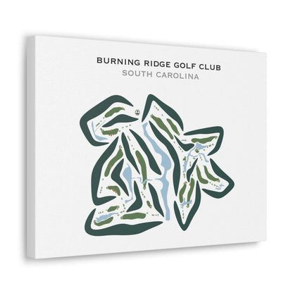 Burning Ridge Golf Club, South Carolina - Printed Golf Courses