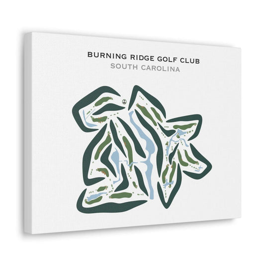 Burning Ridge Golf Club, South Carolina - Printed Golf Courses
