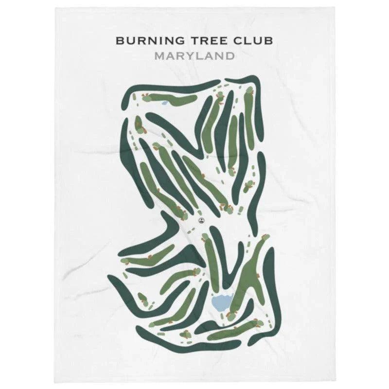 Burning Tree Club, Maryland - Printed Golf Course