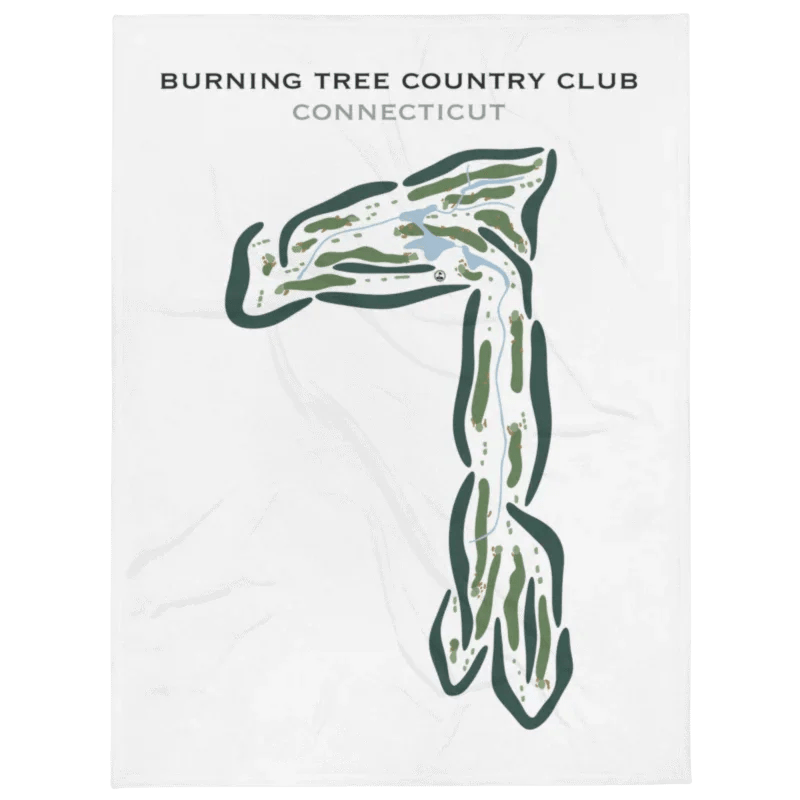 Burning Tree Country Club, Connecticut - Printed Golf Courses