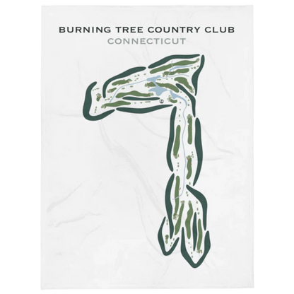 Burning Tree Country Club, Connecticut - Printed Golf Courses