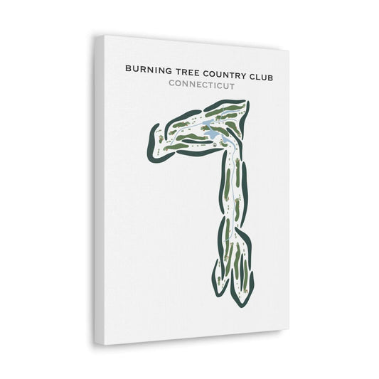 Burning Tree Country Club, Connecticut - Printed Golf Courses