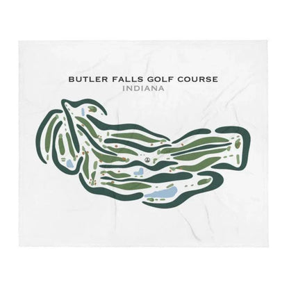 Butler Falls Golf Course, Indiana - Printed Golf Courses