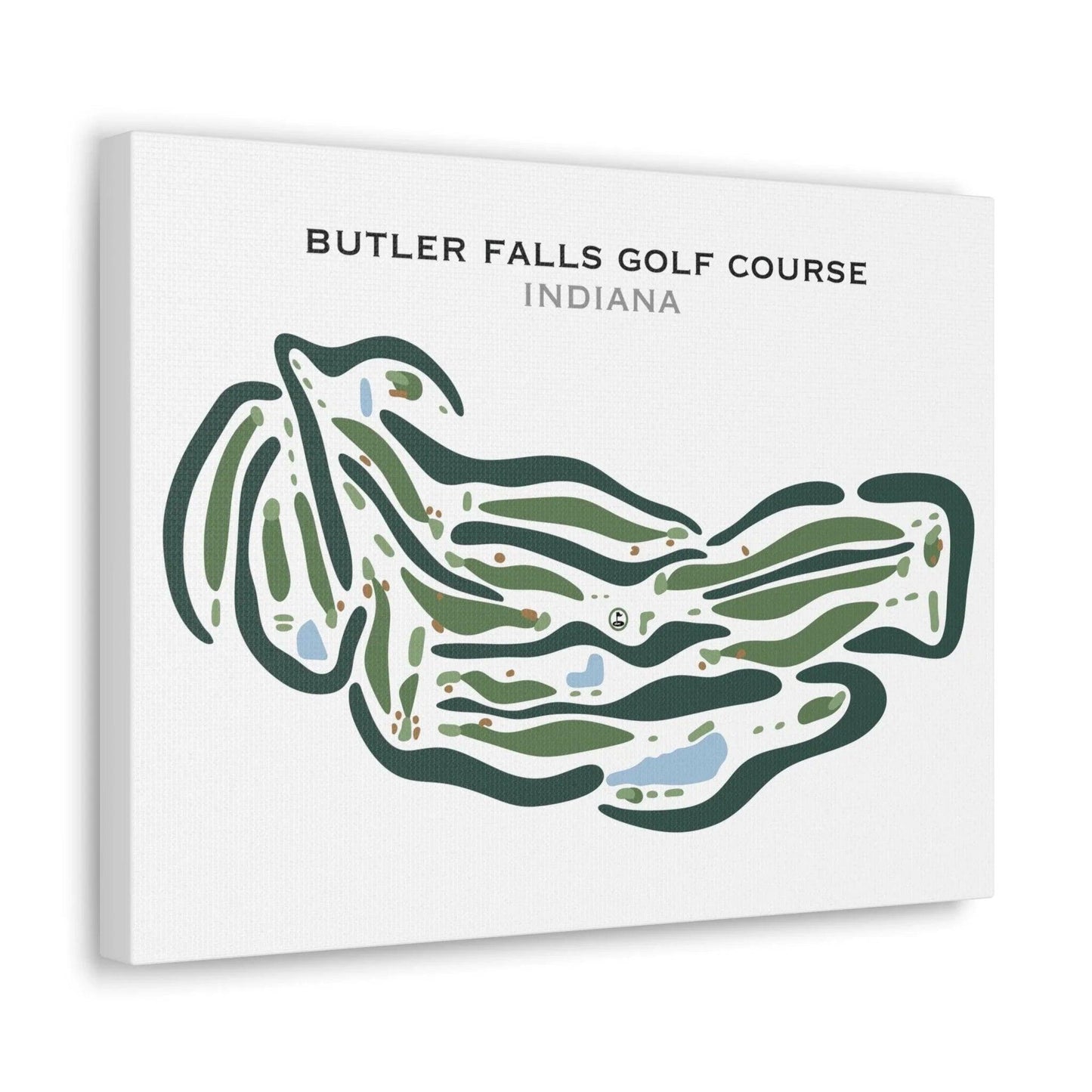 Butler Falls Golf Course, Indiana - Printed Golf Courses