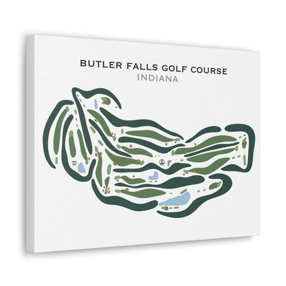 Butler Falls Golf Course, Indiana - Printed Golf Courses