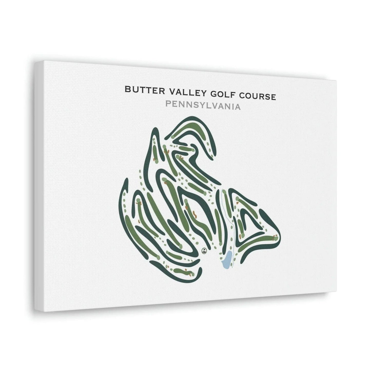 Butter Valley Golf Course, Pennsylvania - Printed Golf Courses