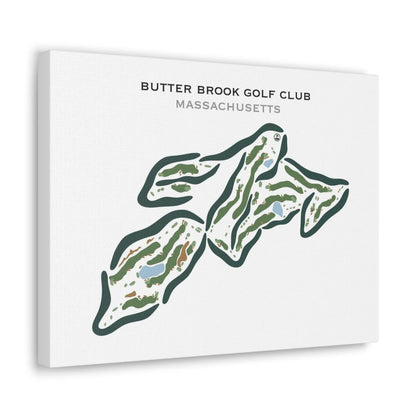 Butter Brook Golf Club, Massachusetts - Printed Golf Courses