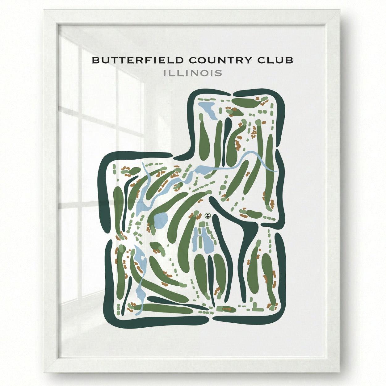 Butterfield Country Club, Illinois - Printed Golf Courses