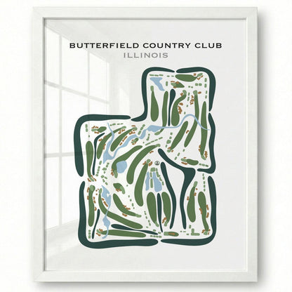 Butterfield Country Club, Illinois - Printed Golf Courses