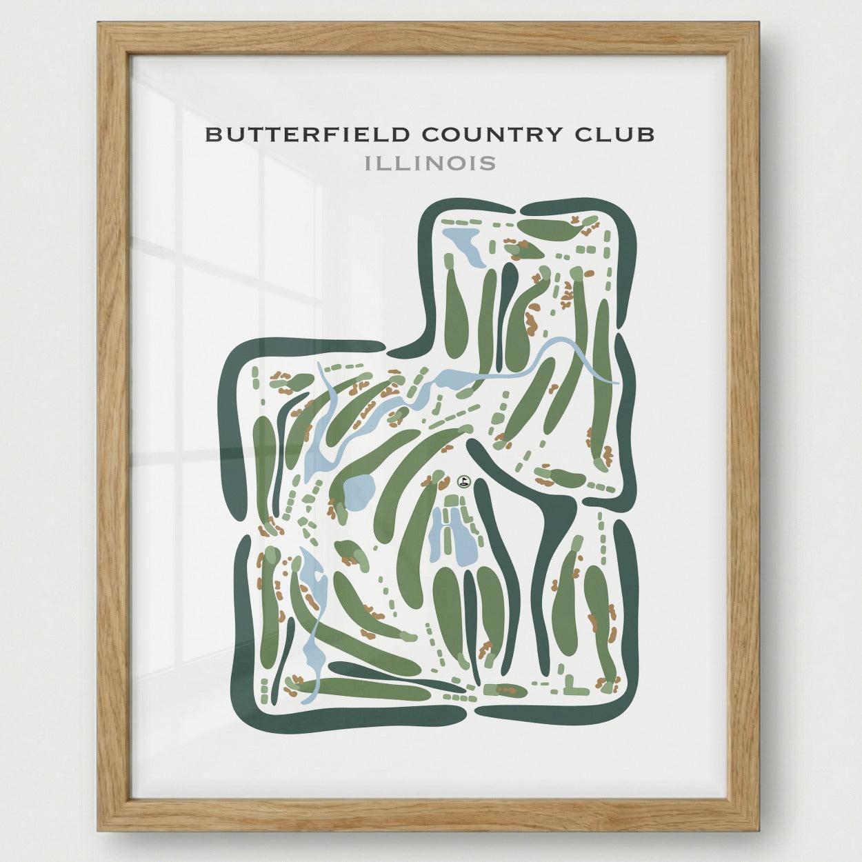 Butterfield Country Club, Illinois - Printed Golf Courses