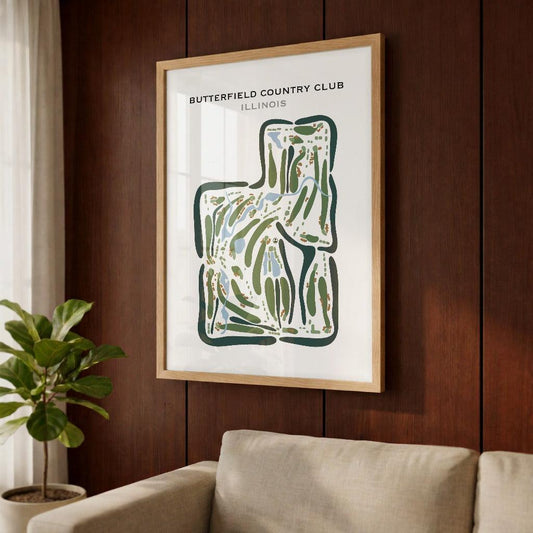 Butterfield Country Club, Illinois - Printed Golf Courses
