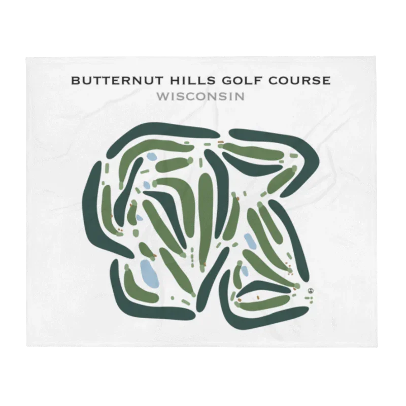 Butternut Hills Golf Course, Wisconsin - Printed Golf Courses