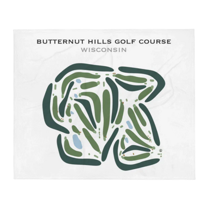 Butternut Hills Golf Course, Wisconsin - Printed Golf Courses