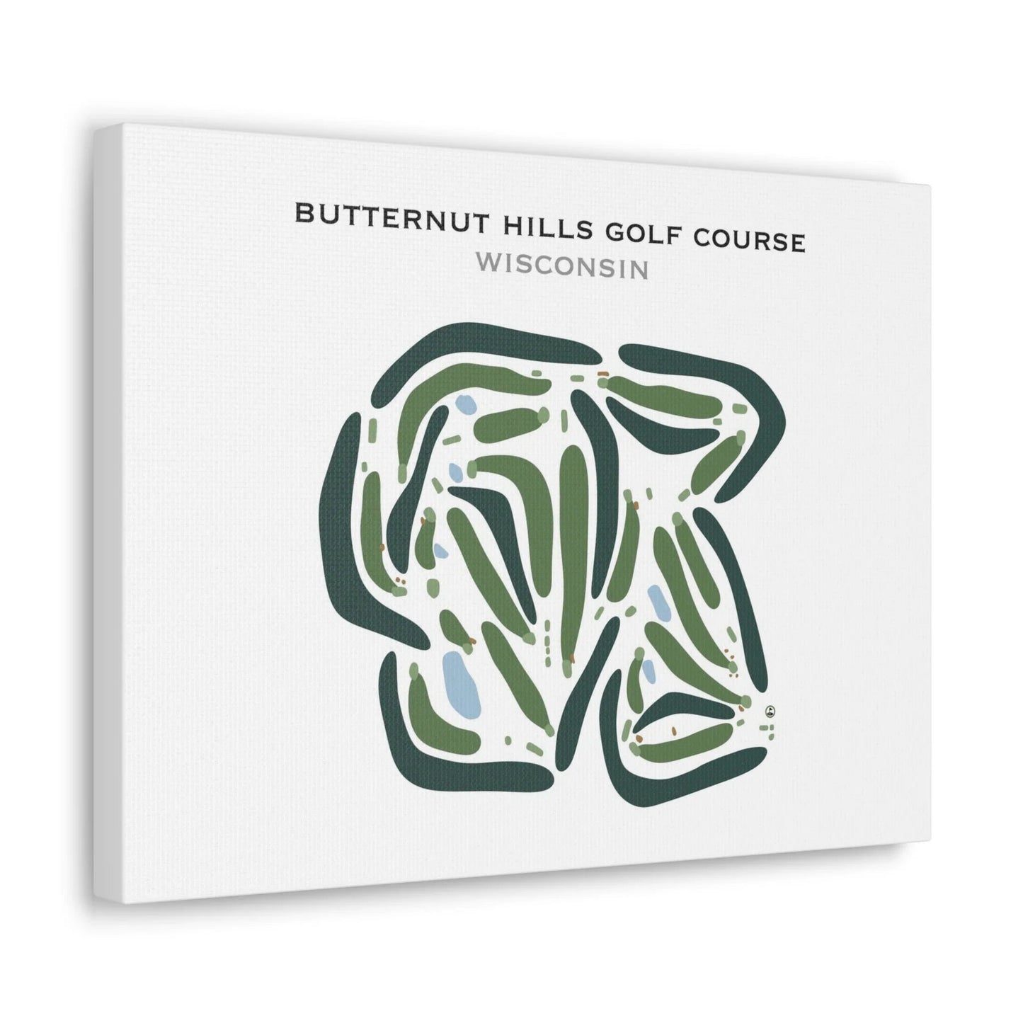 Butternut Hills Golf Course, Wisconsin - Printed Golf Courses