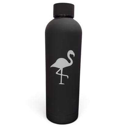 Flamingo Hydration Bottle | 24oz Insulated Stainless Steel | Screw On Lid