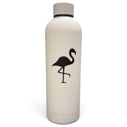 Flamingo Hydration Bottle | 24oz Insulated Stainless Steel | Screw On Lid
