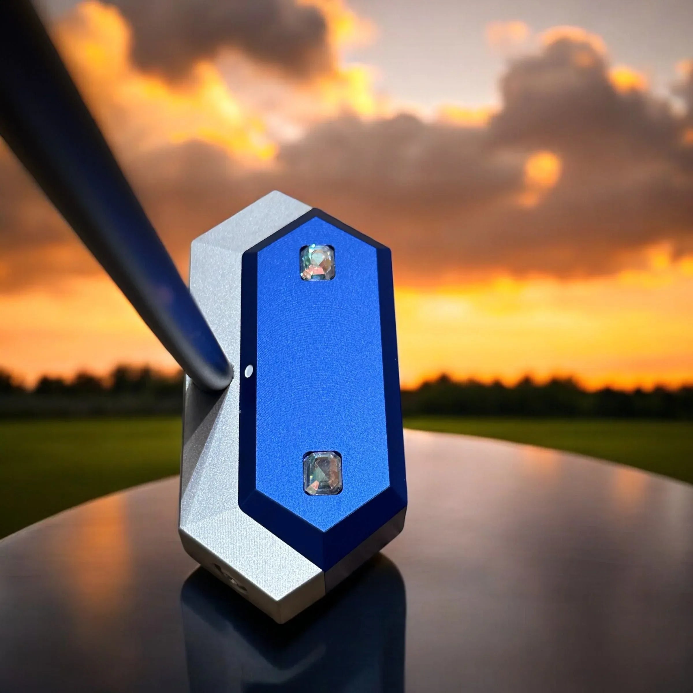 Lombardi Golf Custom Blue Sapphire Mallet Golf Putter - GOLF LEAGUE