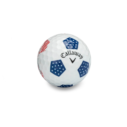 Used Callaway Chromesoft Truvis Team USA Golf Balls - 1 Dozen