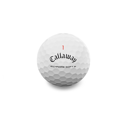 Used Callaway Chromesoft Triple Track Golf Balls - 1 Dozen