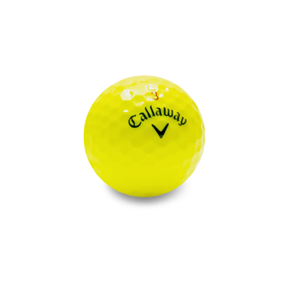 Used Callaway Chrome Soft X Yellow Golf Balls - 1 Dozen - GOLF LEAGUE