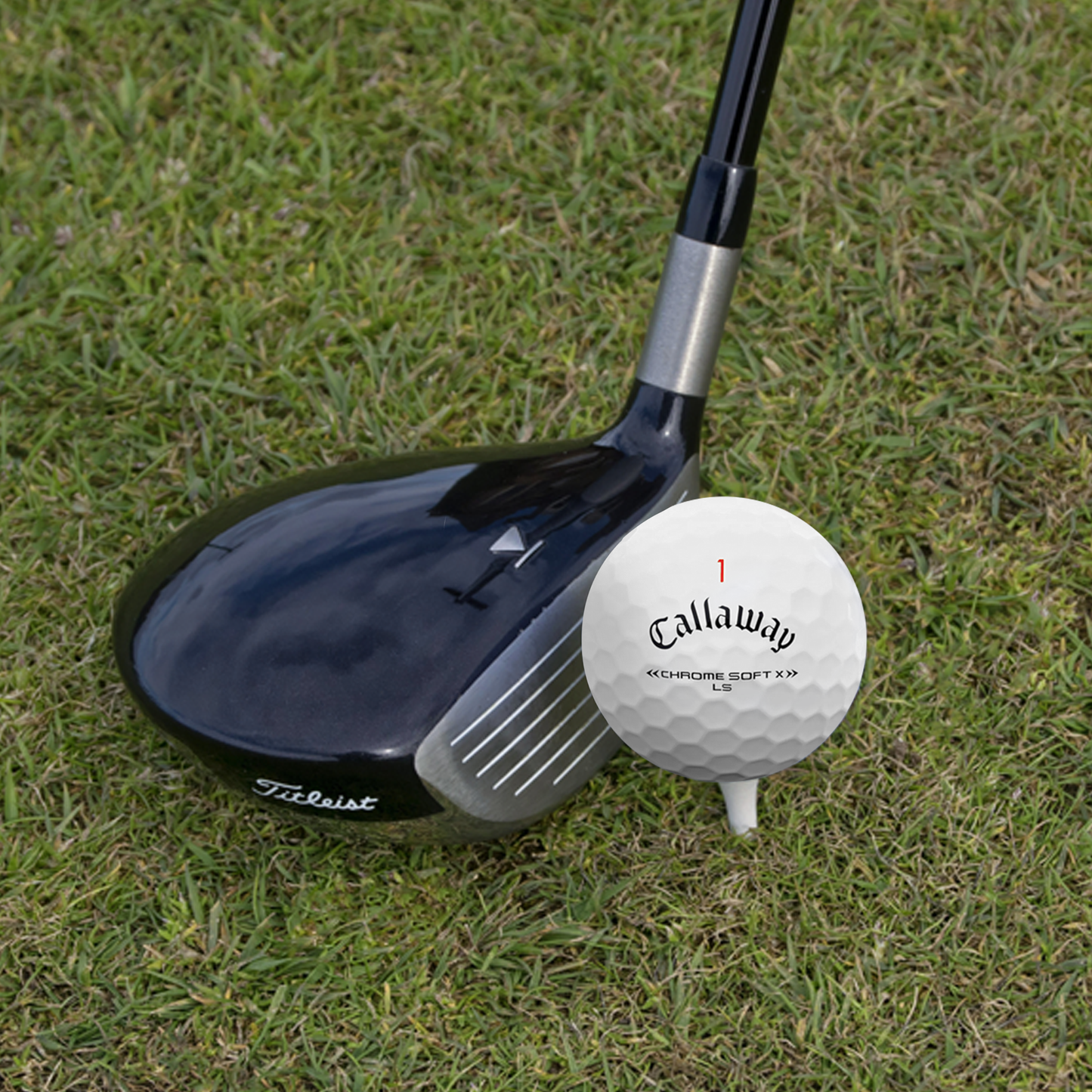 Used Callaway Chrome Soft X LS Triple Track Golf Balls - 1 Dozen