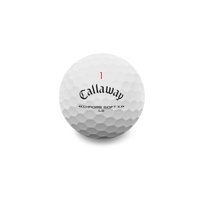 Used Callaway Chrome Soft X LS Triple Track Golf Balls - 1 Dozen