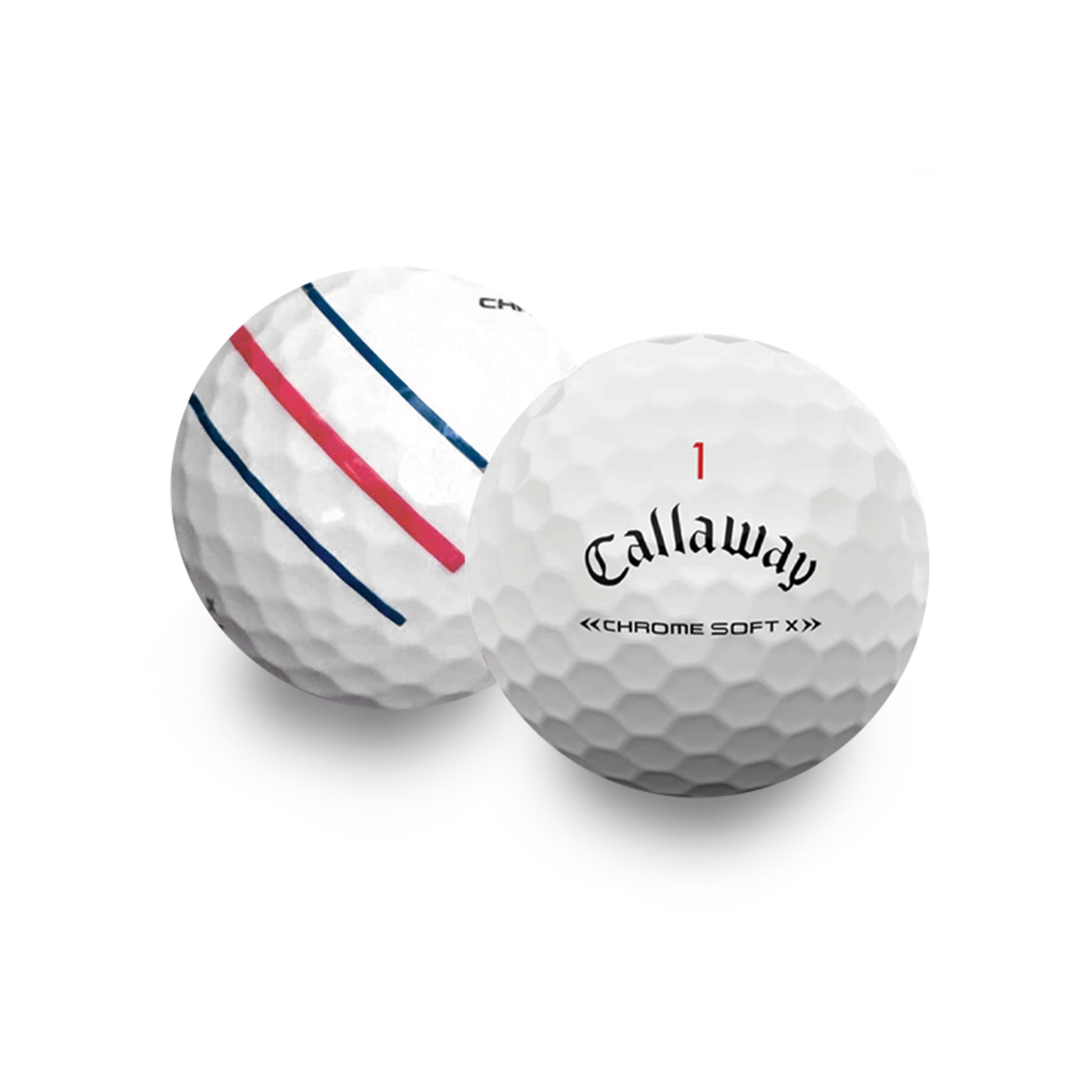 Used Callaway Chrome Soft X Triple Track Golf Balls - 1 Dozen - GOLF LEAGUE