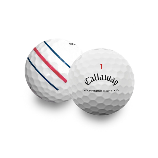 Used Callaway Chrome Soft X Triple Track Golf Balls - 1 Dozen - GOLF LEAGUE