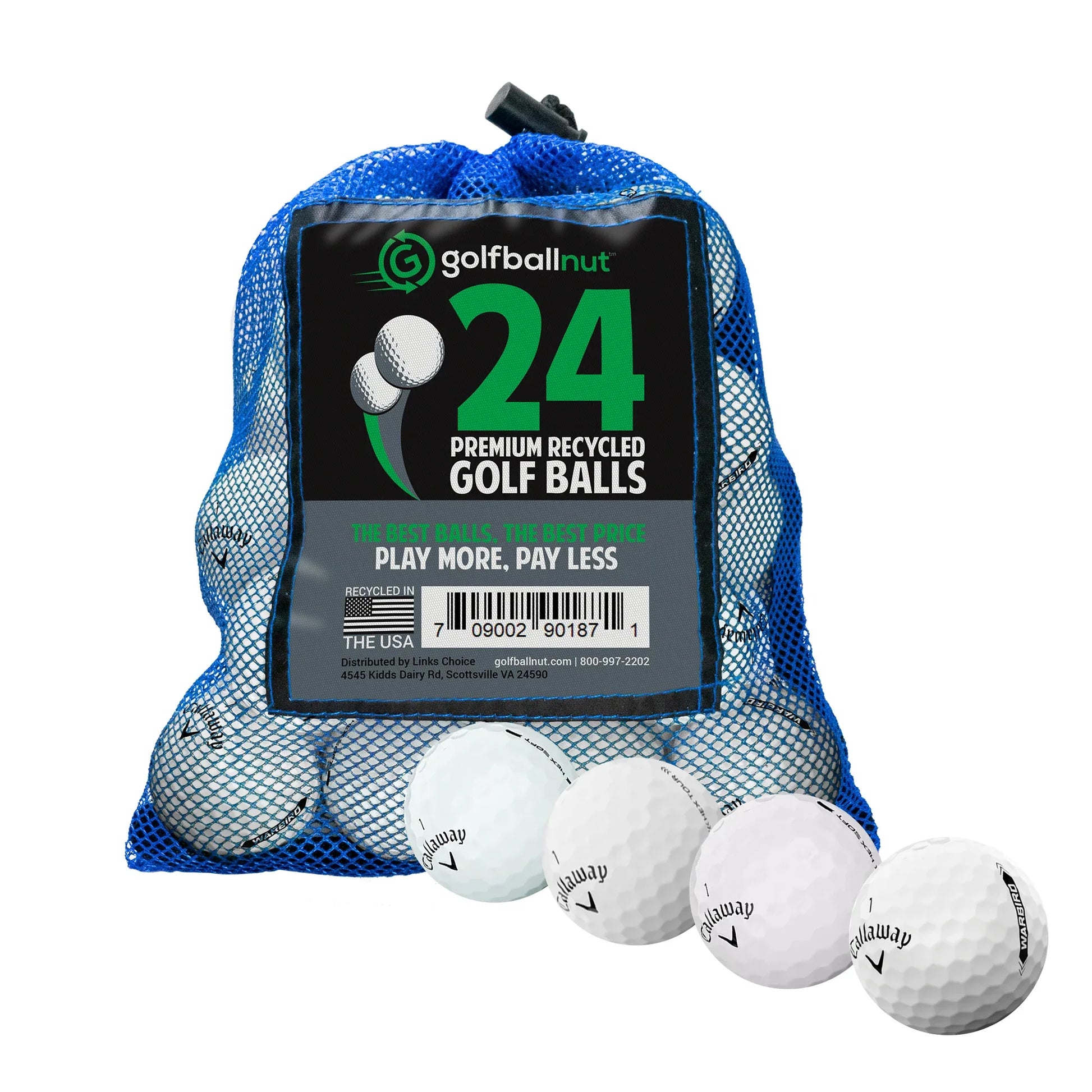 Used Callaway Mix Golf Balls - Bulk Mesh Bags - GOLF LEAGUE