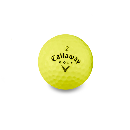 Used Callaway Yellow Mix Golf Balls - 1 Dozen