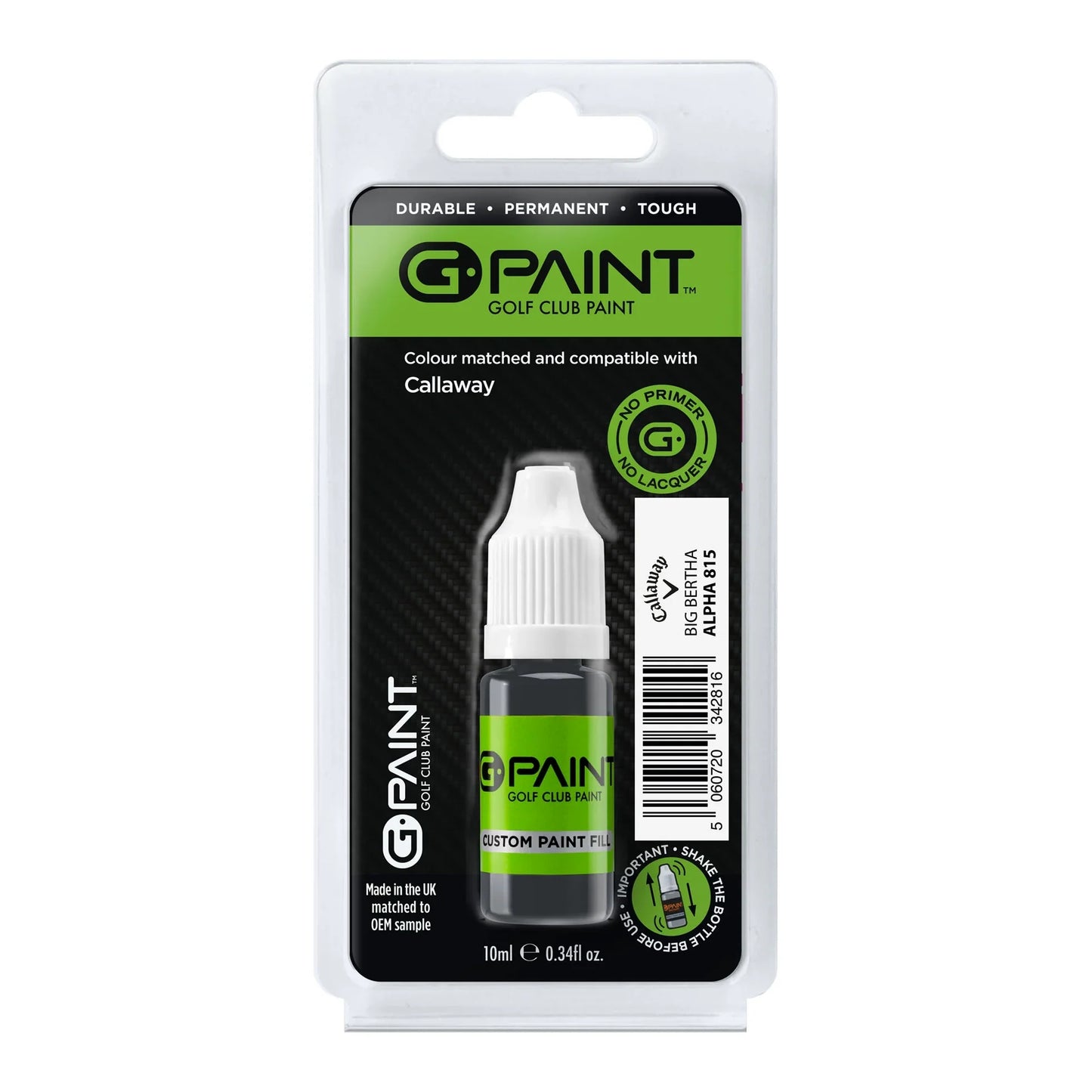 G-Paint Golf Club Touch Up Paint - Callaway Big Bertha Alpha