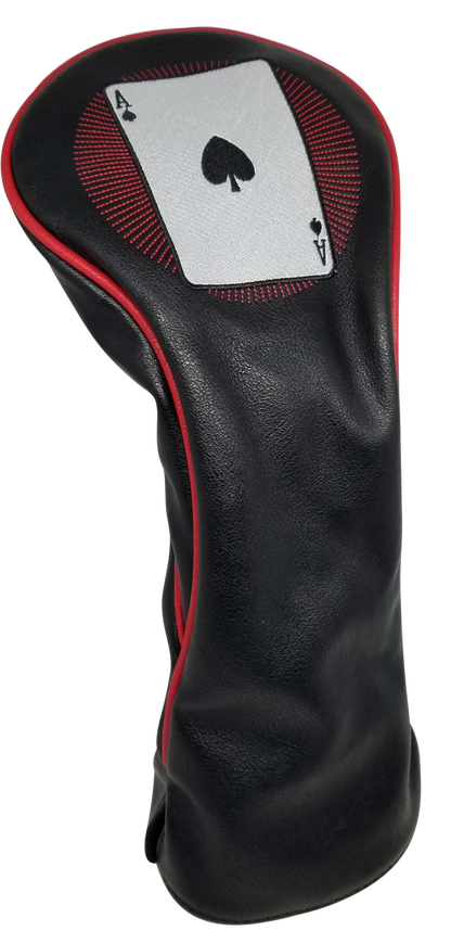 Casino: Ace of Spades Embroidered Driver Headcover by ReadyGOLF