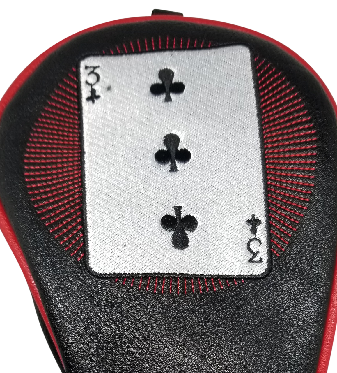 Casino Embroidered Fairway Headcover - 3 of Clubs by ReadyGOLF