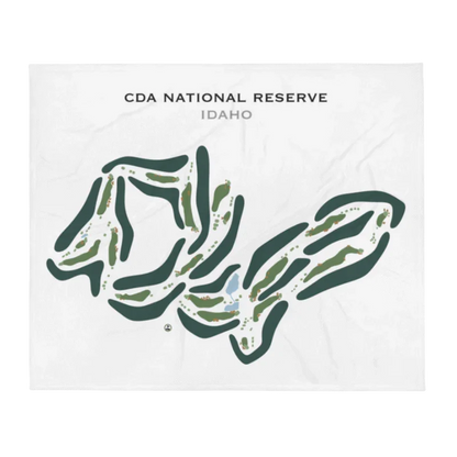CDA National Reserve, Idaho - Printed Golf Courses