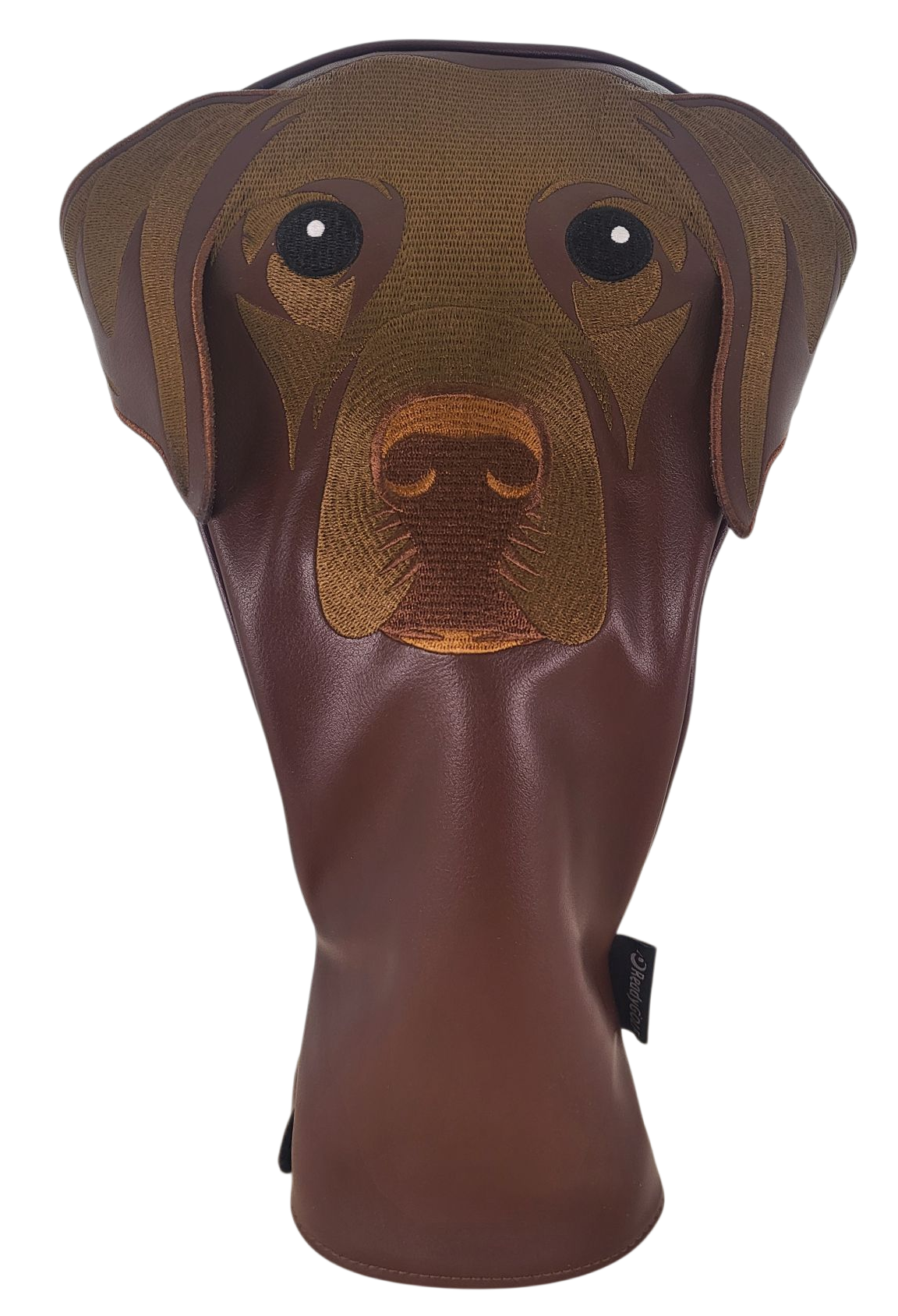 Chocolate Labrador Embroidered Classic Driver Headcover by ReadyGOLF