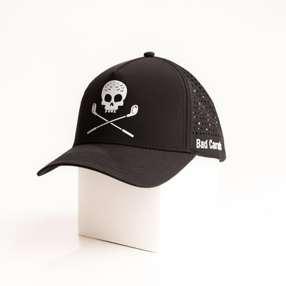 Bad Cards Curved-Brim Hat with Laser-cut Back