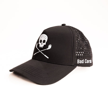 Bad Cards Curved-Brim Hat with Laser-cut Back