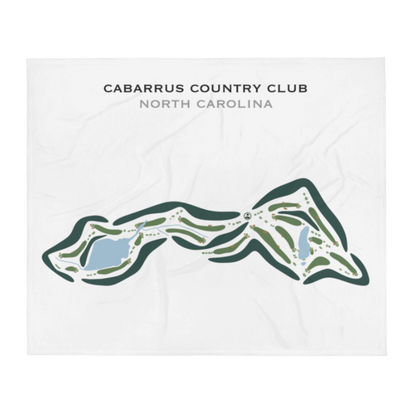 Cabarrus Country Club, North Carolina - Printed Golf Courses