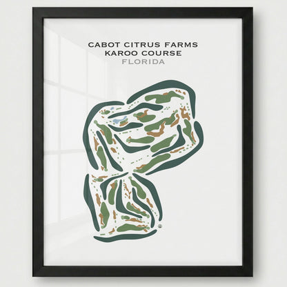 Cabot Citrus Farms - Karoo Course, Florida - Printed Golf Courses