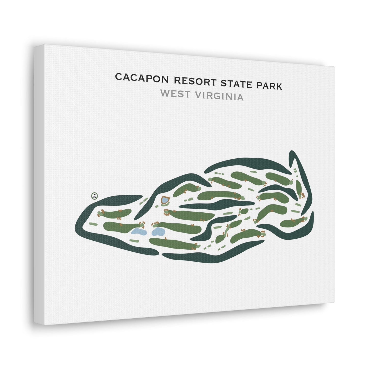 Cacapon Resort State Park, West Virginia - Printed Golf Courses