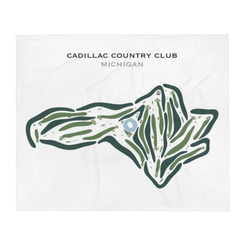 Cadillac Country Club, Michigan - Printed Golf Courses