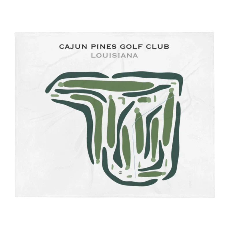 Cajun Pine Golf Club, Louisiana - Printed Golf Courses