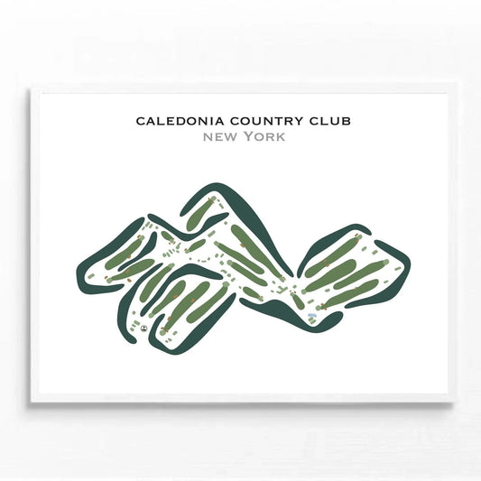 Caledonia Country Club, New York - Printed Golf Courses