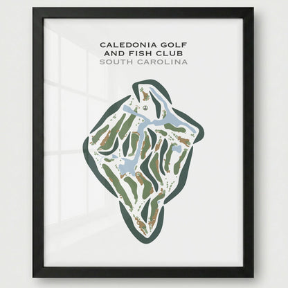 Caledonia Golf and Fish Club, South Carolina - Printed Golf Courses