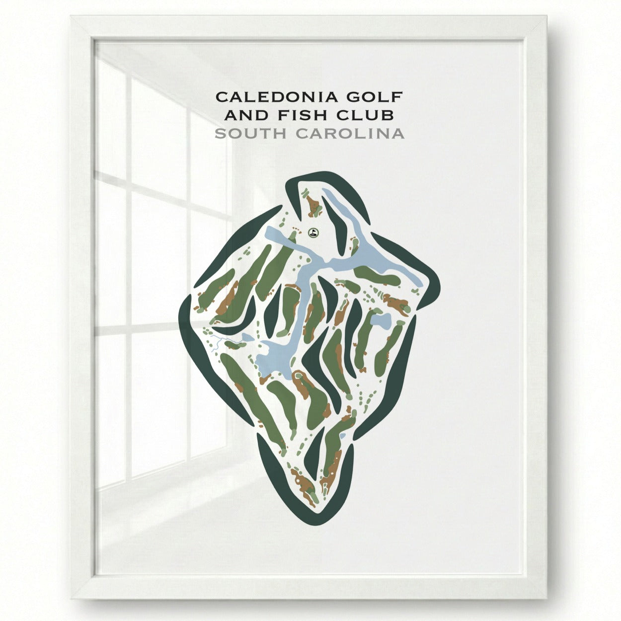 Caledonia Golf and Fish Club, South Carolina - Printed Golf Courses
